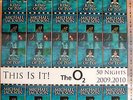 Michael Jackson - 2009 O2 Concert Tickets Sheet - Uncut. Blue. Hologram.