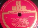 RUSSIAN USSR 78 RPM S Tchernetsky - March Of Labor Reserve 14099 E