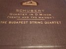 SCHUBERT QUARTET IN D MINOR DEATH OF A MAIDEN THE BUDAPEST STRING QUARTET