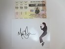 Bad Tour Milton Keynes Bowl 1988 Michael Jackson concert ticket UKwith autograph