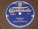 Nightingale / Georgia lullaby   Premier Instrumental Trio  CLAXTONOLA   UNPLAYED
