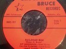HEAR- Primitive Hick Slap Bass Bopper / Rockabilly Robert Bruce Railroad Bum 45
