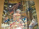 IRON MAIDEN - SOMEWHERE IN TIME -  FULLY SIGNED 12