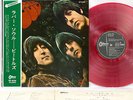 BEATLES rubber soul JAPAN '67 Odeon RED VINYL LP