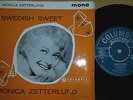 MONICA ZETTERLUND Swedish Sweet ORIGINAL UK 1959 Columbia EP  SEG 8015