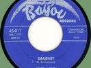 JESSE ALLEN Dragnet / Take It Easy 45rpm Bayou 1953 New Orleans R&B
