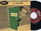 JIM LOWE Rock Behind The Green Door Danish EP 45PS 1957
