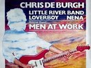 MANNHEIM OPEN AIR - 1983 - Konzertplakat - Men at Work - Nena - Loverboy