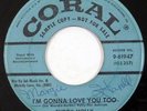 HEAR rockabilly 45 BUDDY HOLLY I'm Gonna Love You Too DECCA PROMO