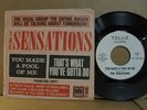 Sensations You Made A Fool Of Me TOLLIE WHITE LABEL PROMO PICTURE SLEEVE doo wop