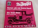 SINGLE THE BEATLES KOMM GIB MIR DEINE HAND OLDTIMER COVER ULTRA RARRR