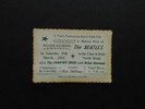 Beatles 1962 concert ticket. (very rare)