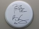 Roger Taylor & Brian May Signed Drum Skin Queen Autograph Music Memorabilia COA