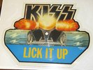 KISS LICK IT UP TANK SHAPED PICTURE DISC UK 1980'S