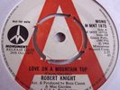 ROBERT KNIGHT   LOVE ON A MOUNTAIN TOP ** 1968 MONUMENT 45 DEMO