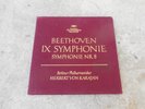 BEETHOVEN-SYMPHONIES 8 & 9-VON KARAJAN-2 LP CLOTH BOX-DGG 138807/8-RED STEREO-NM