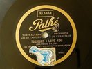 Tom Waltham Toujours I Love You Pathe Vertical Cut Hot Sides Paris 1926
