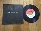 AC/DC BACK IN BLACK 1980 PORTUGAL ATLANTIC IN PICTURE SLEEVE RARE 7