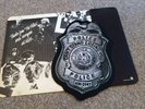 THE POLICE Can't Stand Losing You/Roxanne U.S. Badge Shaped Pic Disc + wallet