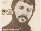 BEATLES / RINGO STARR It Don't Come Easy RARE Sweden 45 UNIQUE swedish p/s HEAR
