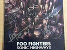 Foo Fighters - Sonic Highway Promo  Poster Signed Autographed  nirvana
