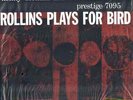 Rollins Sonny Quintet-Rollins Plays For Bird  VINYL NEW