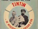 45TRS VINYL 7''/ RARE FRENCH EP ANDRE POPP/ TINTIN MYSTERE TOISON D'OR LANGUETTE