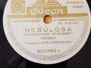 JAZZ 78rpm RECORD Odeon LOUIS ARMSTRONG / BILLY COTTON Nebulosa / New Jig Rhythm