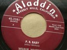 45rpm-Wilbur Whitfield -P B baby -Aladdin -1957 -U.S. original.-Ex