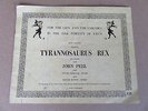 TYRANNOSAURUS REX DAVID BOWIE MIME JOHN PEEL RARE 1969 TOUR PROGRAMME MARC BOLAN