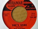 DOVERS - SHE'S GONE b/w WHAT AM I GOING TO DO- MIRAMAR 45 - CALIF. GARAGE / PUNK