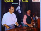 STAN GETZ+CAL TJADER w/SCOTT LaFARO MEGA-RARE ORIG'58 FANTASY STEREO LP BLUE WAX