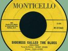 BOBBY JONES Everybody Let's Twist / Sickness Called the Blues 45rpm Monticello