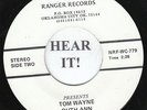 Tom Wayne ROCKABILLY 45 (Ranger 779) Ruth Ann/Bottom Line  M-
