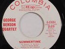 HEAR mod northern soul popcorn 45 GEORGE BENSON Summertime COLUMBIA promo nice