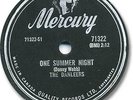 Rare 1959 The DANLEERS Doo Wop/Rock'n Roll 78 RPM Record. One Summer Night