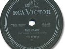 Rare 1958 NEIL SEDAKA 78 RPM Record. The Diary