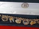 Elvis Bracelet 24 ct gold plated Swarovski crystals see pictures