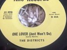 Rare Northern Soul The Districts One Lover ( Just Won't Do ) Nile