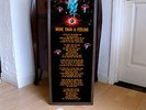 BOSTON MORE THAN A FEELING PROMOTIONAL POSTER LYRIC SHEET,HEAVY ROCK MUSIC,
