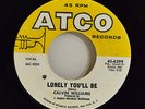 Calvin Williams Northern Soul 45 - It Won't Matter at All/Lonely You'll Be