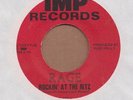 RAGE: Rockin' At The Ritz 45 IMP private punk hardrock hear