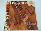 Supraphon Stereo LP Brahms Cello Sonatas : Andre Navarra / Holecek NEAR MINT