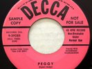 DECCA 29285 Hollywood Flames orig RARE PROMO R&B 45 Excellent Peggy