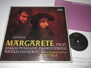 4 LP BOX/GOUNOD/MARGARETE/FAUST/CORELLI/GHIAUROV/BONYNGE/Decca SET 327/30 STEREO