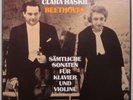 BEETHOVEN * Complete Sonatas for Piano & Violin GRUMIAUX / HASKIL * Philips 4LP