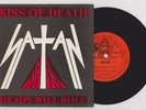 SATAN - KISS OF DEATH / HEADS WILL ROLL '82 HYPER RARE GUARDIAN 145 METAL NWOBHM