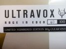 ULTRAVOX - VERY RARE CLEAR VINYL RAGE IN EDEN BRAND NEW AND SEALED