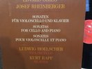 Grieg -Rheinberger  Cello Sonatas Hoelscher /Rapf (German )MPS 21 22397-3 (1975