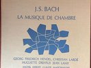 VALOIS MB 815-16-17-18-19-20 /  BACH CHAMBER MUSIC / GEORG FRIEDRICH HENDEL